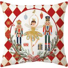 Carica l'immagine nel visualizzatore di Gallery, ARNTY Natale Federe Cuscini Divano 45x45, Natale Federe Cuscino,Cuscini Natalizi,Copricuscini Divano Set di 4 Fodere Cuscini Moderna Federe Decorative Camera da Letto Divano Cuscino per Esterno