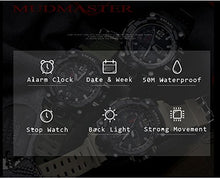 Carica l'immagine nel visualizzatore di Gallery, Orologio da uomo, sportivo, impermeabile, digitale, con LED, grande cassa,... - Ilgrandebazar