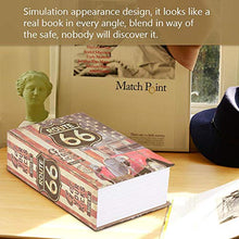 Carica l'immagine nel visualizzatore di Gallery, Cassaforte a forma di libro con password lock, cassaforte portatile, Route 66 - Ilgrandebazar