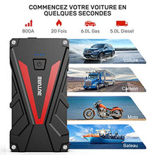 Carica l'immagine nel visualizzatore di Gallery, BuTure Avviatore Batteria Auto, 800A 12800mAh Portatile Emergenza...