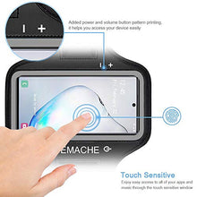 Carica l'immagine nel visualizzatore di Gallery, Galaxy Note 10+/9/8 Fascia Da Braccio, JEMACHE Palestra Corsa Esercizi Nero