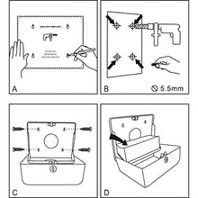 Carica l'immagine nel visualizzatore di Gallery, Anself CHUANGDIAN Distributore Carta Asciugamani Parete Bagno White - Ilgrandebazar
