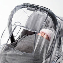 Carica l'immagine nel visualizzatore di Gallery, Parapioggia universale comfort per ovetto e seggiolino auto (p. es.... - Ilgrandebazar