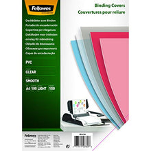 Carica l'immagine nel visualizzatore di Gallery, Fellowes 5376001 Copertine per Rilegatura in PVC 150 my, Trasparente - Ilgrandebazar