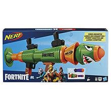 Carica l'immagine nel visualizzatore di Gallery, E7511EU4 Nerf- Fortnite RL Blaster con Dardi, 2 razzi inclusi, Età...