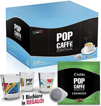 Carica l'immagine nel visualizzatore di Gallery, 150 CIALDE POP CAFFE' MISCELA ROSSA CREMOSA (CIALDE ESE 44)