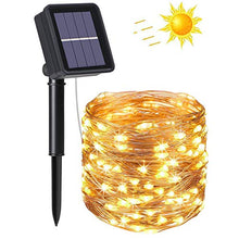 Carica l'immagine nel visualizzatore di Gallery, flintronic Catena Luminosa Solare, Luci Solari Esterno, 8 Modi #1 Pc 100led