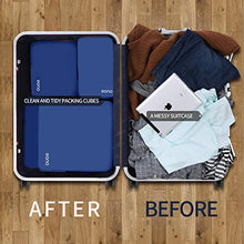 Carica l'immagine nel visualizzatore di Gallery, Eono by Amazon - Organizzatori da Viaggio a Compressione, 4 Pezzi, Navy