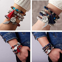 Carica l'immagine nel visualizzatore di Gallery, Bracciale a Più Strati Della Boemia, Set di Braccialetti Retrò, Bracciale...