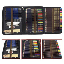 Carica l'immagine nel visualizzatore di Gallery, Matite di Disegno Artistico, 72 Kit da schizzo e Colorate di... - Ilgrandebazar