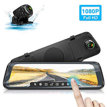 Carica l'immagine nel visualizzatore di Gallery, WiMiUS Dash Cam Doppia Telecamera per Auto Screen 10 Pollici Full HD 1080P...