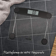Carica l'immagine nel visualizzatore di Gallery, Salter bilancia pesapersona, Piattaforma compatta in vetro temperato,...