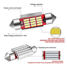 Carica l'immagine nel visualizzatore di Gallery, Audew 6 x 36mm C5W LED Lampadine Auto 10 4014SMD DC 12V - Per