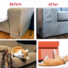 Carica l'immagine nel visualizzatore di Gallery, XUNKE 4PCS Protezione Graffi Gatto, Autoadesive AntiGraffio Protector con 20...
