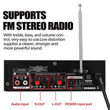Carica l'immagine nel visualizzatore di Gallery, Docooler 600W Amplificatore,HiFi Audio Stereo BT Radio Portatile per A-600W