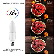 Carica l'immagine nel visualizzatore di Gallery, Yiizon LED E14 12W lampadine a candela, 100W equivalenti a Bianca Calda - Ilgrandebazar