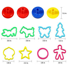 Carica l'immagine nel visualizzatore di Gallery, aovowog Utensili per Plastilina 22 Colorati Accessori e a Forme di...