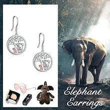 Carica l'immagine nel visualizzatore di Gallery, YFN - Orecchini a forma di elefante portafortuna, in argento Sterling,... - Ilgrandebazar