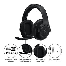 Carica l'immagine nel visualizzatore di Gallery, Logitech G433 7.1 Cuffie Gaming Audio Surround 7.1, Posizionamento DTS...