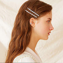 Carica l'immagine nel visualizzatore di Gallery, Milacolato 925 Sterling Silver CZ Pave Ear Cuffs Orecchini a Tono Argento - Ilgrandebazar