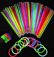 Carica l'immagine nel visualizzatore di Gallery, San Jison Pacco di 100 Barre Luminose per Party, Braccialetti Fluorescenti...