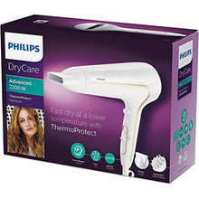 Carica l'immagine nel visualizzatore di Gallery, Philips HP8232/00 ThermoProtect Ionic Asciugacapelli, 2200 W, Bianco - Ilgrandebazar