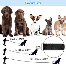 Carica l'immagine nel visualizzatore di Gallery, HAPPY HACHI Guinzaglio Addestramento per Cani 10m, Lunghezza Nero