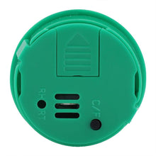 Carica l'immagine nel visualizzatore di Gallery, Mini termometro Forma Rotonda di Temperatura LCD Digitale Monitor Green - Ilgrandebazar