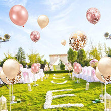 Carica l'immagine nel visualizzatore di Gallery, Gxhong Palloncini Oro Rosa Champagne in Lattice, 50 - Ilgrandebazar
