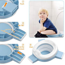 Carica l'immagine nel visualizzatore di Gallery, Vasino Portatile da Viaggio Sedile per Bambini 3-in-1 Riduttore Water...