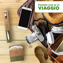 Carica l'immagine nel visualizzatore di Gallery, Spazzolino da denti di bamboo ecologico e biodegradabile | Manico...