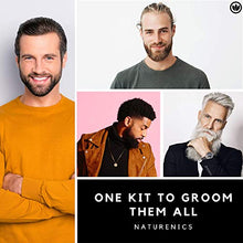 Carica l'immagine nel visualizzatore di Gallery, Kit Per La Cura Della Barba Premium Uomo - 100% olio bio barba, Spazzola... - Ilgrandebazar