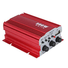 Carica l'immagine nel visualizzatore di Gallery, tempo di saldi Amplificatore Stereo 500W A 2 Canali Con Telecomando 12V Mp3...