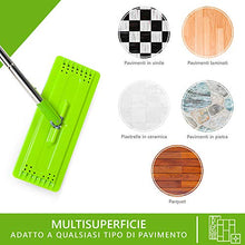 Carica l'immagine nel visualizzatore di Gallery, Easygleam Set Mocio Lavapavimenti e Secchio | Mop Pavimenti in Microfibra |...