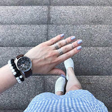 Carica l'immagine nel visualizzatore di Gallery, Andy &amp; C Bracciale Uomo 2 pezzi Con Pietre Naturali Braccialetto Scatola... - Ilgrandebazar