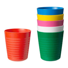 Carica l'immagine nel visualizzatore di Gallery, Ikea kalas Posate di plastica per Bambini Set 36 Pezzi - 6 coltelli 6 Multi - Ilgrandebazar