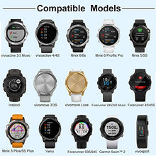 Carica l'immagine nel visualizzatore di Gallery, CAVN 2-Pezzi Caricabatterie Compatibile con Garmin Vivoactive 3 4 4S/ Fenix...