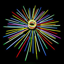 Carica l'immagine nel visualizzatore di Gallery, Kimimara Braccialetti Luminosi,Starlight Fluorescenti,100 8 "Glowsticks... - Ilgrandebazar