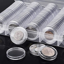 Carica l'immagine nel visualizzatore di Gallery, Gobesty Moneta Capsule, 100 pezzi Capsule per monete Contenitore monete... - Ilgrandebazar