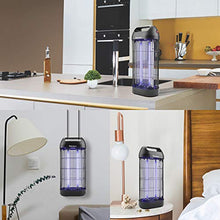 Carica l'immagine nel visualizzatore di Gallery, BACKTURE Zanzariera Elettrica, 18W UV Lampada Antizanzare con Cassetto...