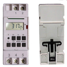 Carica l'immagine nel visualizzatore di Gallery, Maclean MCE09 Timer Digitale Programmabile sulla Guida DIN Bianco - Ilgrandebazar