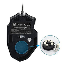 Carica l'immagine nel visualizzatore di Gallery, ZELOTES Mouse da gioco 12 Pulsanti Programmabili LED USB Ottico...