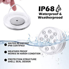 Carica l'immagine nel visualizzatore di Gallery, LED Sommergibili Luci Piscina, a Impermeabile, 4 Pcs