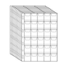 Carica l'immagine nel visualizzatore di Gallery, Stamp Pocket Pages - 30 Pocket/Page 30 Pocket(35mm X 35mm Each Pocket)