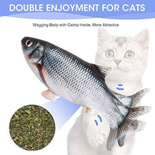 Carica l'immagine nel visualizzatore di Gallery, LIUMY Catnip Giocattoli per Gatti, Elettrici Pesci,gioco...