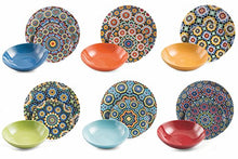 Carica l'immagine nel visualizzatore di Gallery, Villa d’Este Home Tivoli Marrakech Servizio Tavola, Porcellana, Multicolore,... - Ilgrandebazar