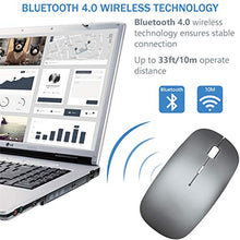 Carica l'immagine nel visualizzatore di Gallery, Mouse wireless Bluetooth silenzioso ricaricabile - Grigio