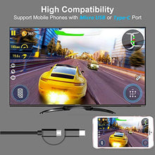 Carica l'immagine nel visualizzatore di Gallery, Cavo 2 In 1 Da Usb Tipo C/Micro a Hdmi 2m, Adattatore Micro/USB C to HDMI