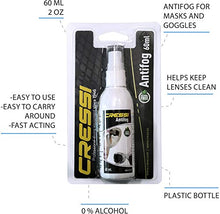 Carica l'immagine nel visualizzatore di Gallery, Cressi Premium Anti Fog, Spray Antiappannante per Maschere Sub e 60 ml