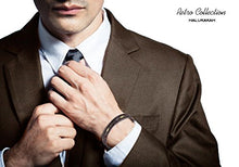 Carica l'immagine nel visualizzatore di Gallery, Halukakah ● retrò ● Bracciale Uomo in Vera Pelle Cuoio Stile Vintage... - Ilgrandebazar